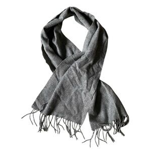 Saks Fifth Avenue Grey Cashmere Scarf